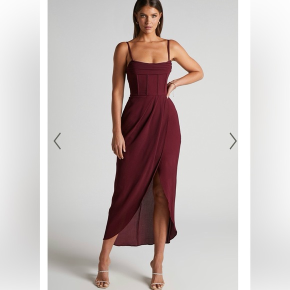 ANDRINA MIDI DRESS - HIGH LOW - Picture 1 of 3